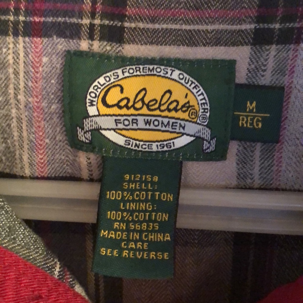Cabela's flannel lined shirt - Picture 4 of 6